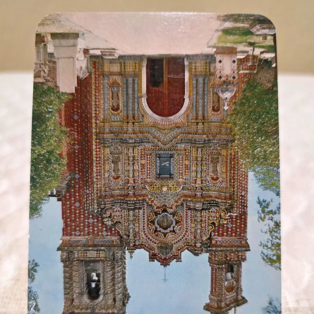 Vintage 1970s San Francisco Acatepec Church Mexico AMMEX Vistacolor Postcard UNP